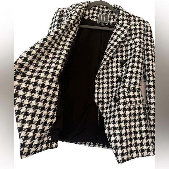 Worthington Houndstooth Tweed Blazer Jacket - Picture 4 of 11